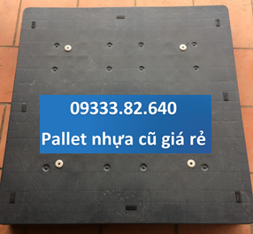 Pallet Nhựa Cũ 1000x1000x130mm (đen)