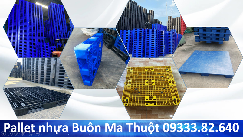 Pallet nhựa Buôn Ma Thuột giá rẻ chỉ từ 150k miễn phí giao hàng